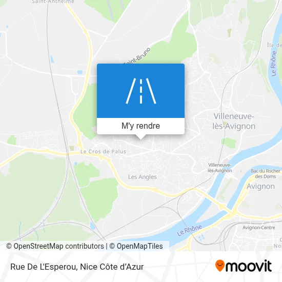 Rue De L'Esperou plan
