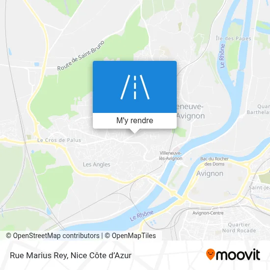 Rue Marius Rey plan