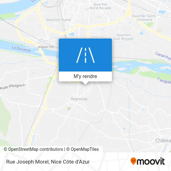Rue Joseph Morel plan