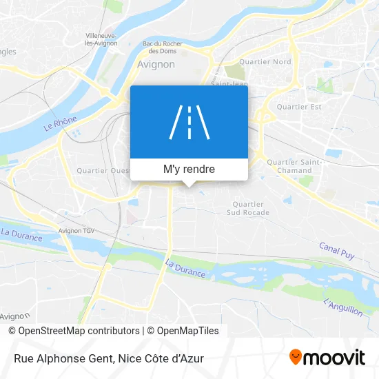 Rue Alphonse Gent plan