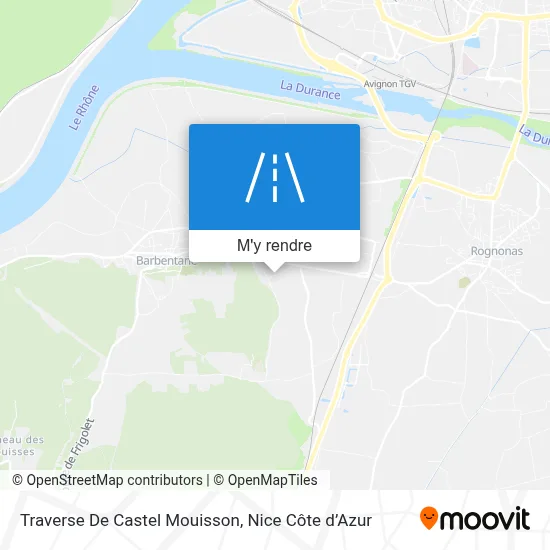 Traverse De Castel Mouisson plan