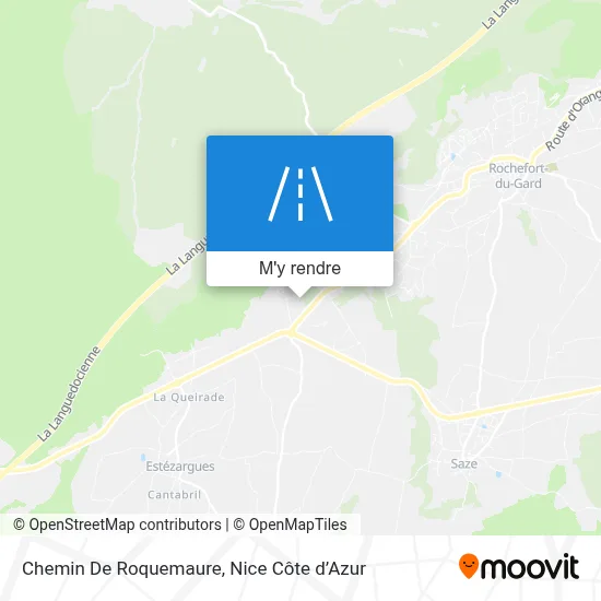 Chemin De Roquemaure plan