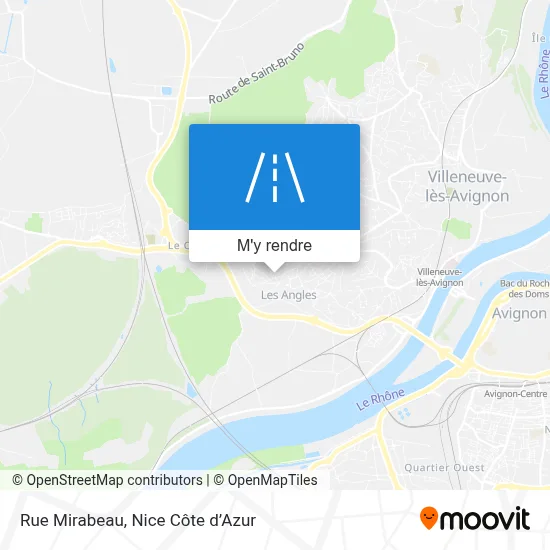 Rue Mirabeau plan