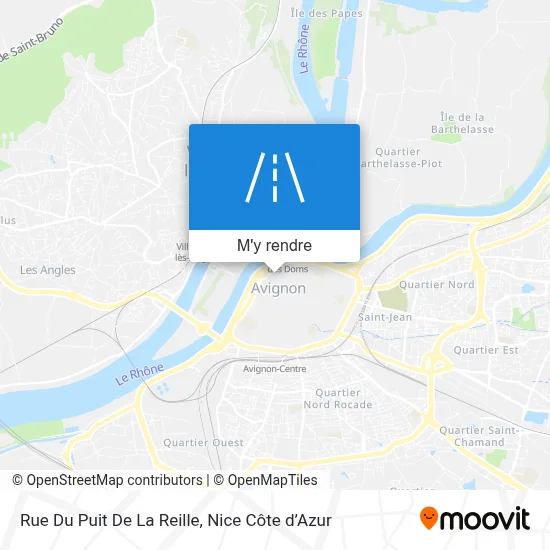 Rue Du Puit De La Reille plan