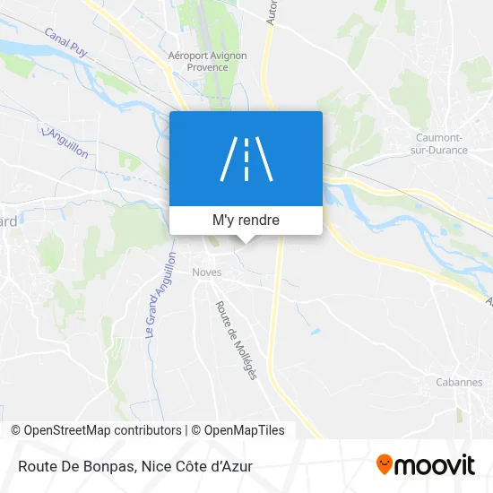 Route De Bonpas plan