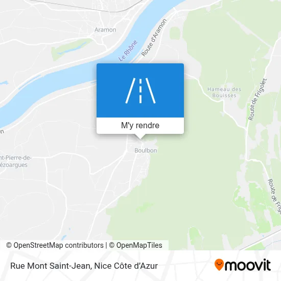 Rue Mont Saint-Jean plan