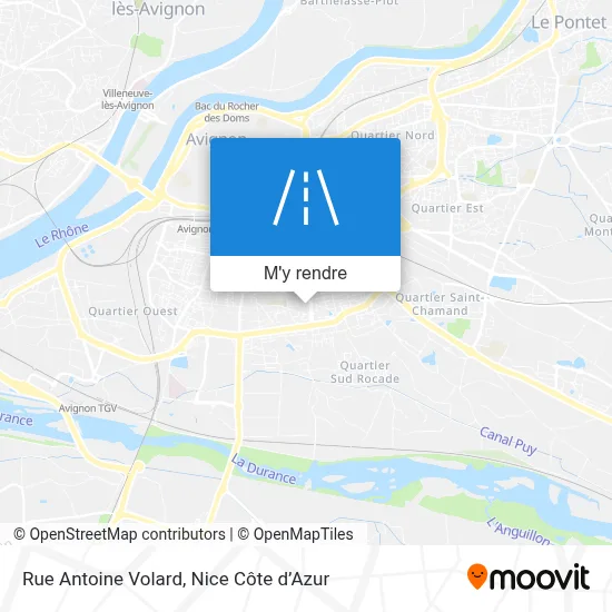 Rue Antoine Volard plan
