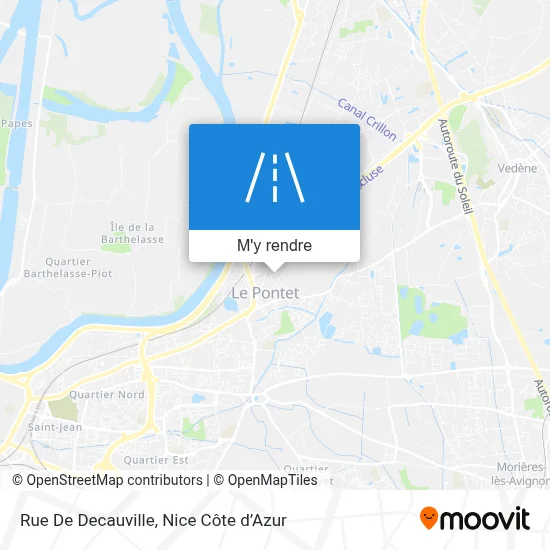 Rue De Decauville plan