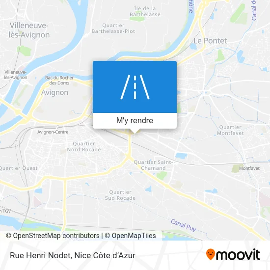 Rue Henri Nodet plan