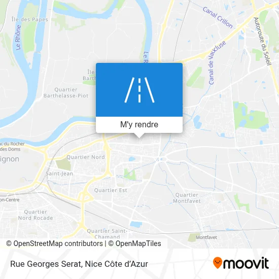Rue Georges Serat plan