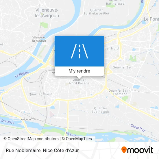 Rue Noblemaire plan