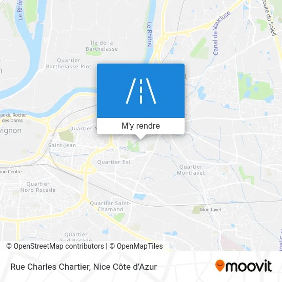 Rue Charles Chartier plan