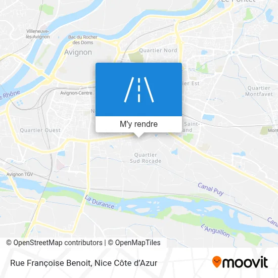 Rue Françoise Benoit plan