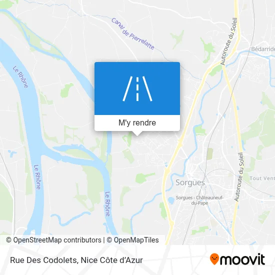 Rue Des Codolets plan