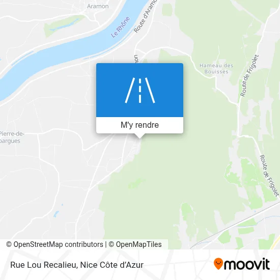 Rue Lou Recalieu plan