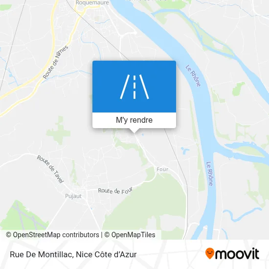 Rue De Montillac plan