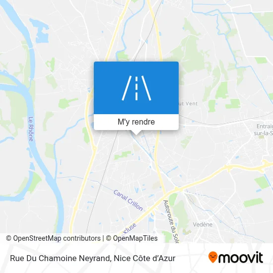 Rue Du Chamoine Neyrand plan