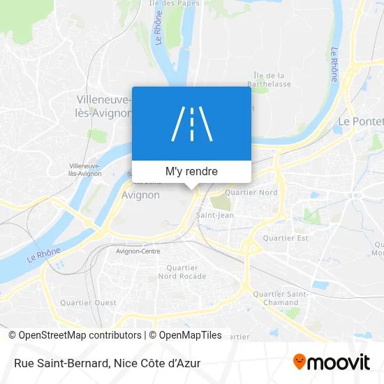 Rue Saint-Bernard plan