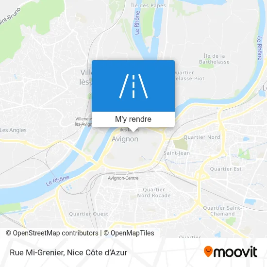 Rue Mi-Grenier plan