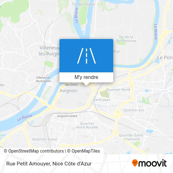 Rue Petit Amouyer plan