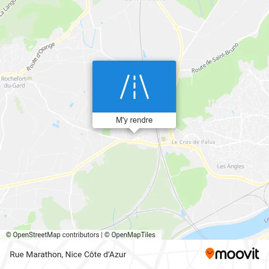 Rue Marathon plan