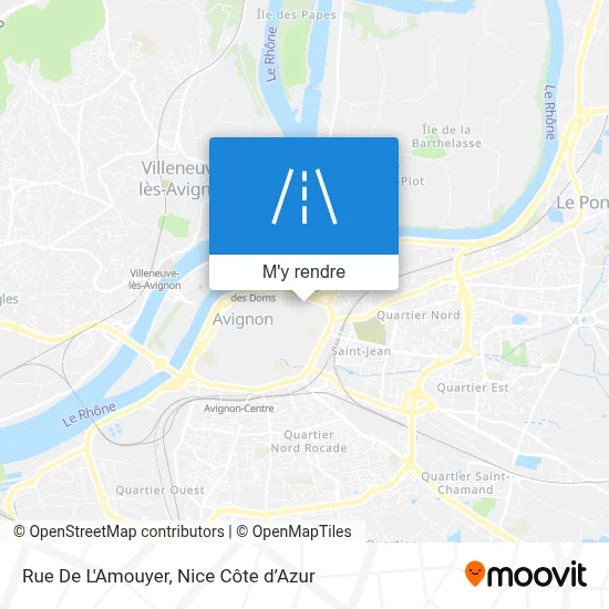 Rue De L'Amouyer plan