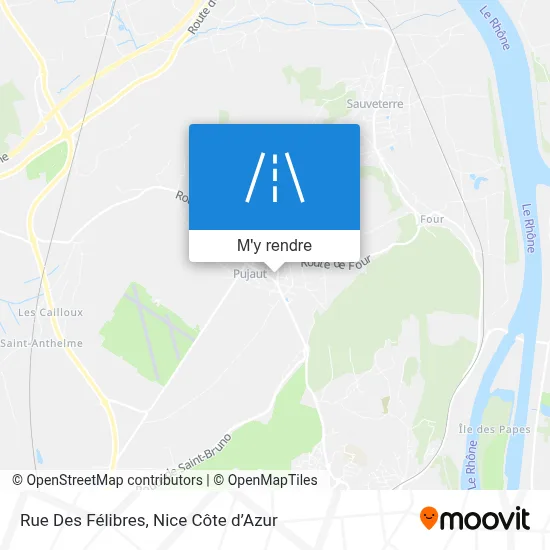 Rue Des Félibres plan
