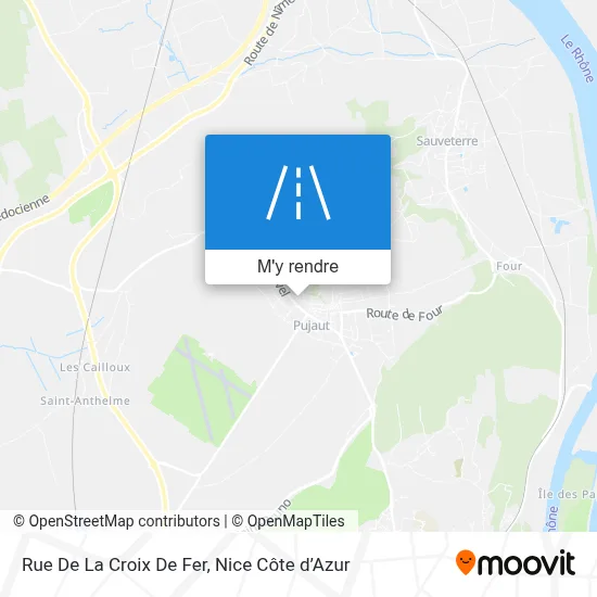 Rue De La Croix De Fer plan