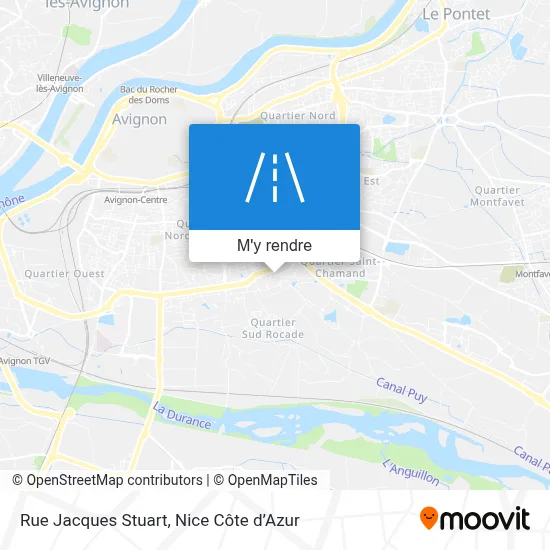 Rue Jacques Stuart plan