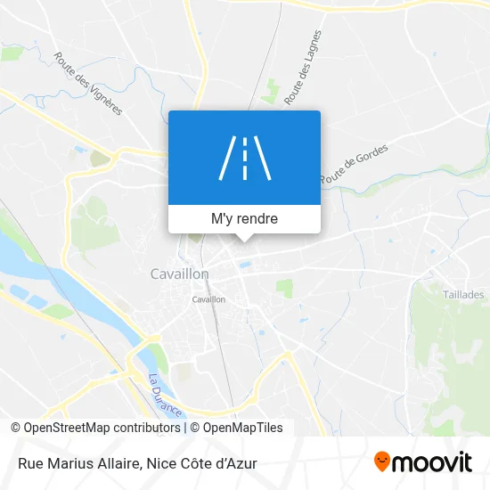 Rue Marius Allaire plan