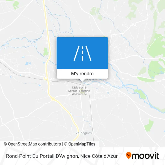 Rond-Point Du Portail D'Avignon plan
