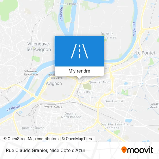 Rue Claude Granier plan