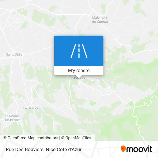 Rue Des Bouviers plan
