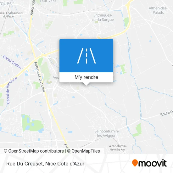 Rue Du Creuset plan