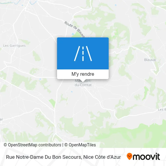 Rue Notre-Dame Du Bon Secours plan