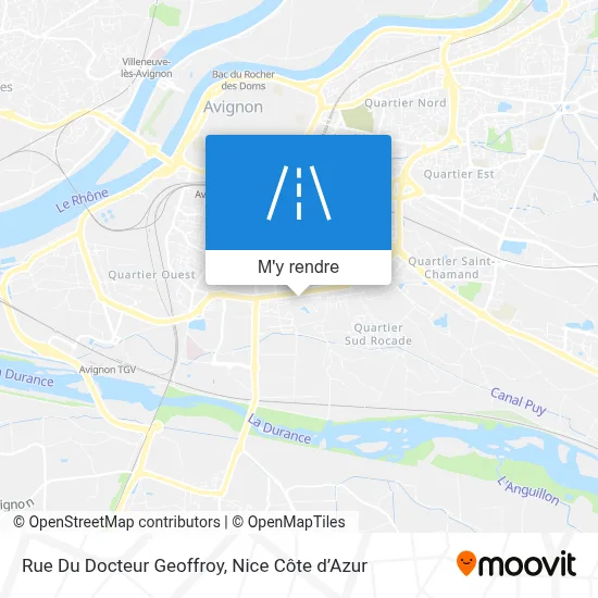 Rue Du Docteur Geoffroy plan