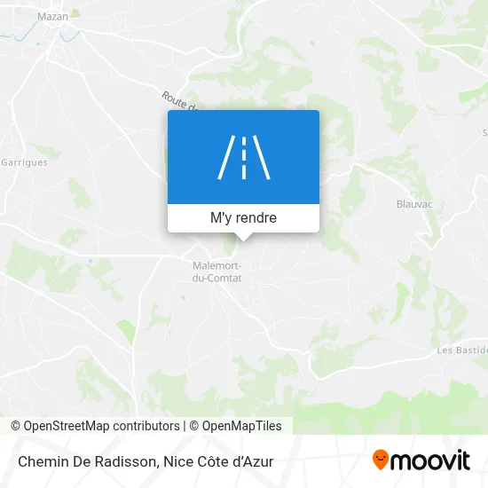 Chemin De Radisson plan