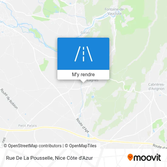 Rue De La Pousselle plan