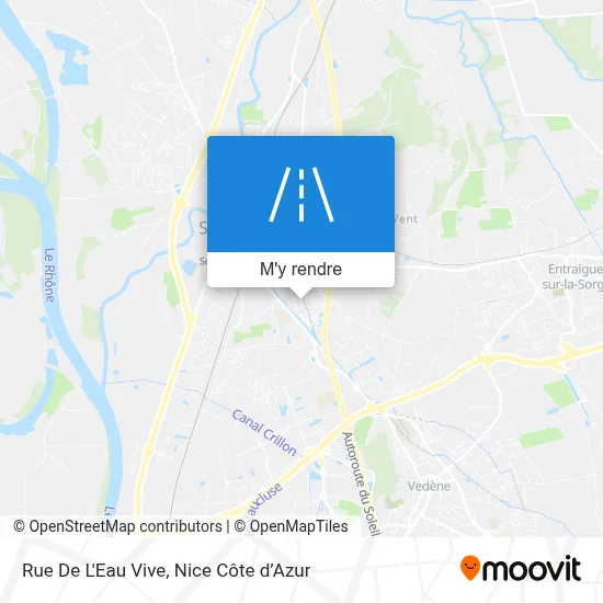 Rue De L'Eau Vive plan