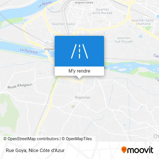 Rue Goya plan