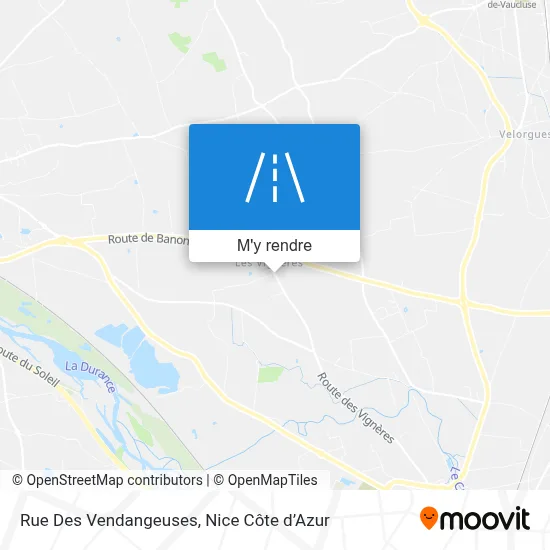 Rue Des Vendangeuses plan