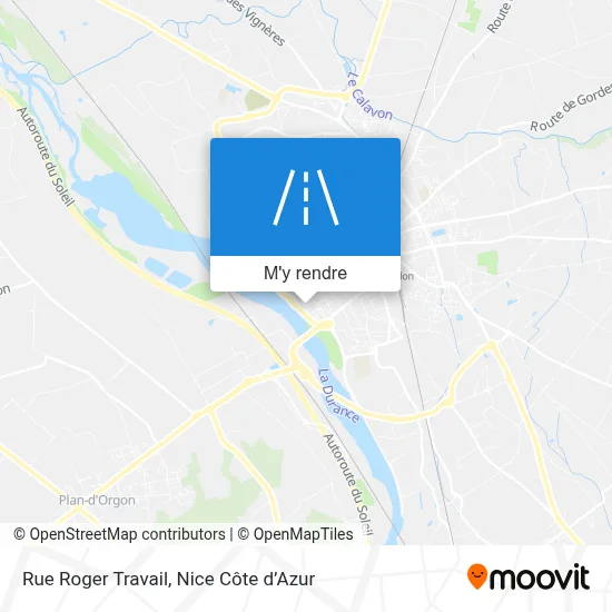 Rue Roger Travail plan
