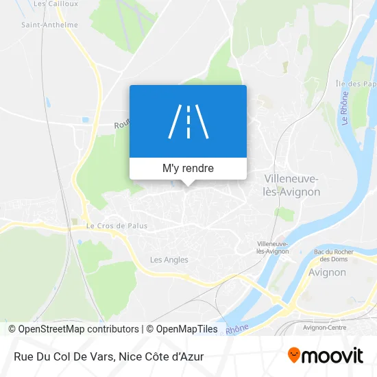 Rue Du Col De Vars plan