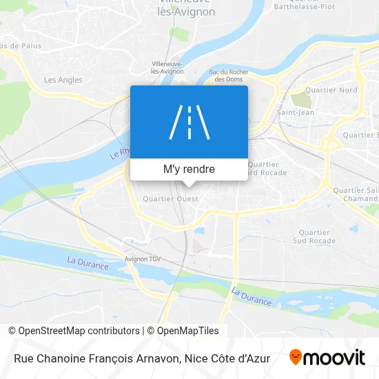 Rue Chanoine François Arnavon plan