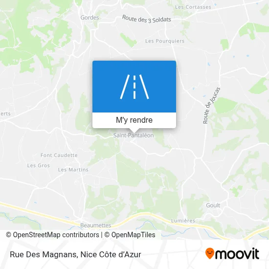 Rue Des Magnans plan