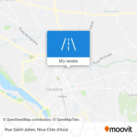 Rue Saint-Julien plan