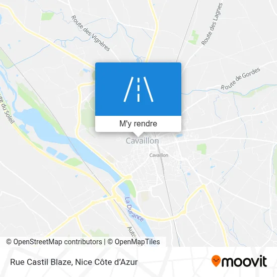 Rue Castil Blaze plan