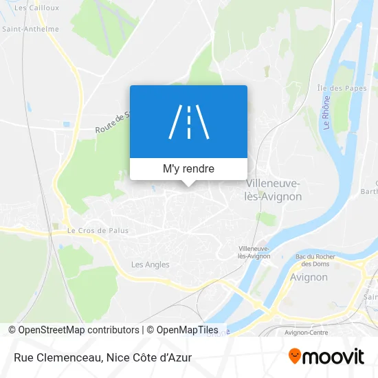 Rue Clemenceau plan
