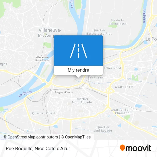 Rue Roquille plan