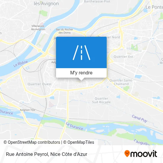 Rue Antoine Peyrol plan